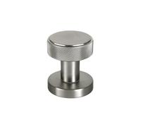 WLH Alexanders Maniglia for pomello for porta di passaggio interno for porte dell'armadio, corridoio, bagno, maniglia di bloccaggio, maniglia singola in lega di zinco(Matte Nickel)