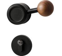 WLH Alexanders Maniglia for porta con serratura interna con chiusura a chiave Hardware Maniglia for porta con serratura Camera da letto Bagno Ingresso Casa(Silent Model)