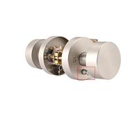 WLH Alexanders Maniglia for porta di passaggio interno for porte di armadio e corridoio. Maniglia for porta senza chiusura for bagno(Steel)