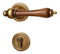 WLH Alexanders Maniglie for porte, pomelli for porte interne, for la casa, serrature for porte, leva in lega di zinco, for camera da letto, bagno(Magnetic version)