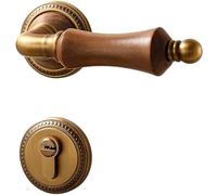 WLH Alexanders Maniglie for porte Pomelli for porte interne Miglioramento della casa Serratura for porta Levetta for porta in lega di zinco for camere da letto Bagni(Magnetic version)