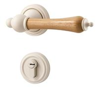 WLH Alexanders Maniglie for porte Set di pomelli eleganti, ideali bagni interni in legno dei servizi igienici con serratura divisa(Magnetic version)