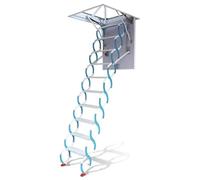 WLH Alexanders Scala telescopica a soppalco Invisibile Completamente Automatico a Sollevamento in Acciaio a Carbone Pieghevole Ladder telescopico carico di carico di 250 kg