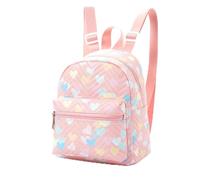 WLH Alexanders Zaini Zaino carino da donna, borsa da scuola for ragazze, borsa alla moda con doppia cerniera, zaino da viaggio for pendolari Materiale scolastico(A)