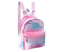 WLH Alexanders Zaini Zaino carino da donna, borsa da scuola for ragazze, borsa alla moda con doppia cerniera, zaino da viaggio for pendolari Materiale scolastico(H)