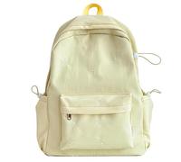 WLH Alexanders Zaini Zaino con tracolla regolabile e fiocco, grazioso zainetto for la scuola, zaino for l'università, media, zaino laptop, borsa resistente all'acqua Materiale scolastico(Geel)