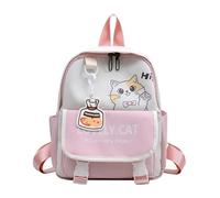 WLH Alexanders Zaini Zaino for Bambini for Ragazze e Ragazzi, Kawaii, Scuola, Scuola elementare, Scuola Media, Carino, estetici, Zaini da Viaggio, Rosa e Blu Zaino(Roze)