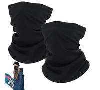 WLHFDC 2 Pezzi Scaldacollo Multifunzione Tubolare Invernale Termico per Uomo Donna,Elastico Copricollo Antivento Paracollo Sportivo Sciarpa Tubolare Maschere Scalda Collo per Corsa Sci Ciclismo Motoc