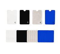 WLICCHS Confezione da 24 porta carte RFID per uomo e donna, con blocco RFID, protezione senza contatto, protezione antifurto, blocco RFID per carte di credito, carte d'identità, multicolore, 1 mm x 65