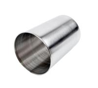 WLIHDB Bicchiere In Acciaio Inossidabile 6 pezzi di tazze metallo in acciaio inossidabile, da birra 180 ml, frullato for campeggio Ravel, set caffè e tè Per Casa, Ristoranti, Viaggi