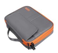 WLIHDB Borsa Portacavi Borsa organizer da viaggio a doppio strato con grande capacità for accessori elettronici, custodia for il trasporto di gadget, adatta for cavi Per Cavo(Grey)