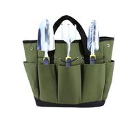 WLIHDB Borsa portaoggetti Grande con Cestino Pieghevole Porta Attrezzi da Giardinaggio Maniglia per Giardino(Color1)