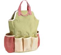 WLIHDB Borsa portaoggetti Grande con Cestino Pieghevole Porta Attrezzi da Giardinaggio Maniglia per Giardino
