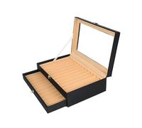 WLIHDB Espositore Per Penne Espositore for penne stilografiche con 12/24/36 scomparti, contenitore in pelle, organizer da collezione Per Penne(Black-24 pens)