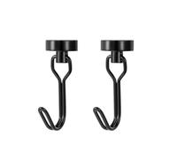 WLIHDB Ganci magnetici da 8 pezzi Per La Sospensione | Ganci for il frigorifero della nave da crociera, la cucina, l'ufficio domestico, for appendere l'organizzazione(Black)