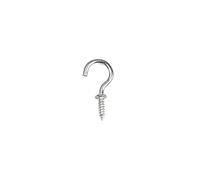 WLIHDB Gancio A Vite 20 pezzi gancio a vite for tazza da soffitto a autoavvitante nichelato Per Amache(Size2)