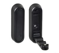 WLIHDB Gancio Nascosto 5pcs Foldable Clothes Hooks, Used For Hanging Towels, Hats Per Casa, Cucina E Bagno(Black)