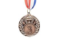 WLIHDB Medaglie Premio 5 medaglie d'oro/Argento/Bronzo con Nastro da Collo, premi Sportivi for Studenti, Competizione per Competizioni E Giochi(Copper)