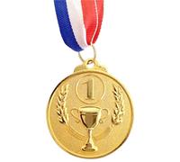 WLIHDB Medaglie Premio 5 Pezzi di premi for Giochi Calcio con medaglie d'oro, Argento e Bronzo, trofei, for Sportivi for competizioni Sportive per Competizioni E Giochi(Gold)