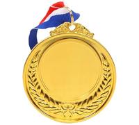 WLIHDB Medaglie Premio 5 premi di Classe con medaglia d'oro/Argento/Bronzo Nastro da Collo, in Metallo for competizioni per Competizioni E Giochi(Color1)
