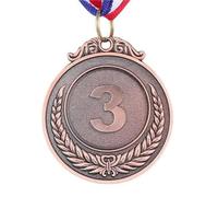 WLIHDB Medaglie Premio 6 medaglie Premio for Vincitori, premi for competizioni di Giochi Sportivi in Esecuzione per Competizioni E Giochi(Color3)