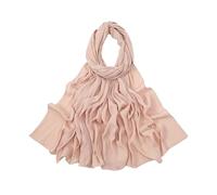 WLIHDB Sciarpa In Chiffon 2 pezzi di sciarpa hijab in chiffon da donna, scialle morbido e semplice for le donne, turbante Per Feste Di Matrimonio(Color7)