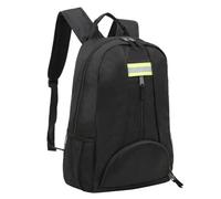 WLIHDB Zaino Porta Attrezzi Borsa portautensili a Doppia Spalla Zaino in Tessuto Oxford Multifunzione Addensare Impermeabile Grande capacità Organizzatori for elettricisti per Attrezzi(Black)