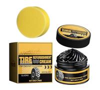 Wlikmjg Glanz - Gel per pneumatici, colore nero intenso, 50 g, lucido, protegge la cura degli pneumatici, per la cura della gomma, per la cura delle gomme, per la cura della gomma, opaca