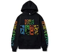 WLIN Cowboy Bebop Anime Harajuku Felpe Moda Colorato Gradiente Cartoon Graphic Spike Spiegel Amici Uomo Donna Primavera E Estate Felpe