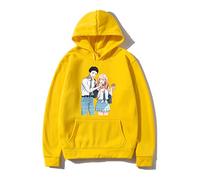 WLIN Hot Anime My Dress-Up Darling Felpe con Cappuccio Kawaii Marin Kitagawa Felpa con Cappuccio Abbigliamento Uomo Primavera/Autunno Felpa Vintage Hip Hop Tops