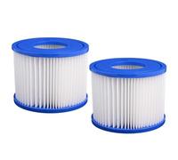 Wlinfetity 2 cartucce filtranti di ricambio per pompe da piscina Intex serie E, tipo I 330, diametro esterno 7,9 cm, materiale Dacron, facili da pulire e mantenere