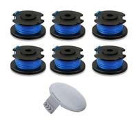 Wlinfetity Bobina per decespugliatore CR2000 con linea, diametro 0,065 pollici, lunghezza 3,4 m, compatibile con trimmer cordless 18V 24V 40V, ricambio per parte # 310917001 3110382AG