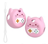 Wlinfetity Custodia protettiva minimalista in silicone per macchina virtuale Takara-Tomy Punyurunzu Punisutaru con aperture funzionali e supporto antiscivolo contro graffi, urti e cadute (rosa)