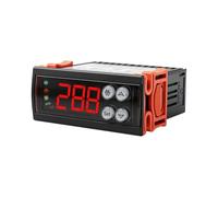 Wlinfetity Dispositivo di controllo della temperatura digitale da 220 V per ECS-974, termostato con 3 uscite di raffreddamento/congelatore/ventola, impermeabile IP65, doppio sensore di ingresso