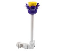 Wlinfetity Fontana per piscina a forma di fiore con larghezza di spruzzo regolabile, irrigatore per piscina per raffreddamento dell'acqua e decorazione per piscine fuori terra e stagni, in plastica