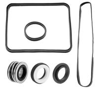 Wlinfetity Guarnizione di ricambio Go Kit 3 per modelli Hayward SP1600 e SP2600, include guarnizione diffusore, guarnizione coperchio, guarnizione alloggiamento, gruppo di tenuta albero in due pezzi