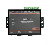 Wlinfetity HF5122 Convertitore seriale industriale a Ethernet con 2 porte, RS232/RS485/RS422 a TCP/IP, RTOS per automazione industriale, Smart Grids, telecomando, 5-36V DC, configurazione web