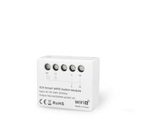 Wlinfetity Interruttore Accensione/Spegnimento WiFi per Smart Power Management con Telecomando, Monitoraggio dell'Energia in Tempo Reale, Design Compatto per Illuminazione Stradale e Domestica
