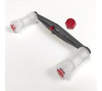 Wlinfetity Manico per mulinello da pesca in fibra di carbonio per mulinelli da baitcasting Daiwa, argento, rosso, rosa, viola, giallo, nero