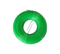 Wlinfetity per filo decespugliatore durevole a basso rumore, corda da falciatura in nylon doppio polimero da 100 m, per decespugliatori a gas, blu