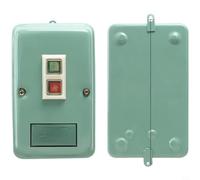 Wlinfetity QZ610-10RF Avviamento motore elettromagnetico 380 V 20 A, avviamento diretto con protezione da sovraccarico e guasto di fase, alloggiamento in metallo per applicazioni industriali (1,5-4 KW