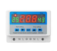 Wlinfetity Regolatore di temperatura digitale W3103 per sistemi di riscaldamento e raffreddamento, 30 A per relè, 220 V, campo di misurazione da -50 a 110 °C, precisione di regolazione 0,1 °C