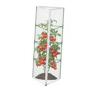 Wlinfetity Rete per uccelli da giardino, per gabbia triangolare con cerniera per accesso, protezione in rete di nylon da uccelli, insetti, conigli e scoiattoli, per giardini all'aperto (1 pezzo)