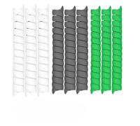 Wlinfetity Set di 9 protezioni per tronco d'albero, resistenti alle intemperie e agli animali, per alberelli e alberi maturi, bianco, nero, verde