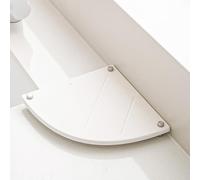 Wlinfetity Tappetino scolapiatti in diatomite per bagno e cucina, in pietra assorbente e ad asciugatura rapida, con piedini in acciaio inox, bianco, 21 x 21 x 3,3 cm