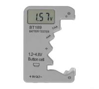 Wlinfetity Tester Batteria Con Display LCD Per C AA AAA D N 9V 6F22 | C D N pile a bottone; tester digitale di tensione; visualizzazione dello stato della batteria