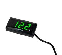 Wlinfetity Voltmetro digitale DC 12 V, display LED 8-16 V | Facilita la valutazione dei circuiti; valori misurati ben comparabili; verifica diretta dei risultati; durante la ricerca dei