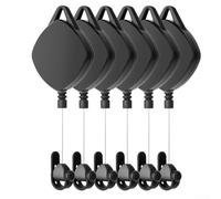 Wlinfetity VR Cable Management, sistema di gestione dei cavi per cuffie VR retrattile, kit di 6 ganci per cavi ABS per Meta 2/3/3S, per Sony PS VR2, per HTC Vive e Rift S