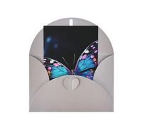 WLKSNBVD Biglietto di auguri con buste Affascinante farfalla Thinking of You Card 4x6 biglietti vuoti per compleanno baby shower congratulazioni matrimonio biglietti di ringraziamento per tutte le
