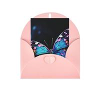 WLKSNBVD Biglietto di auguri con buste Affascinante farfalla Thinking of You Card 4x6 biglietti vuoti per compleanno baby shower congratulazioni matrimonio biglietti di ringraziamento per tutte le